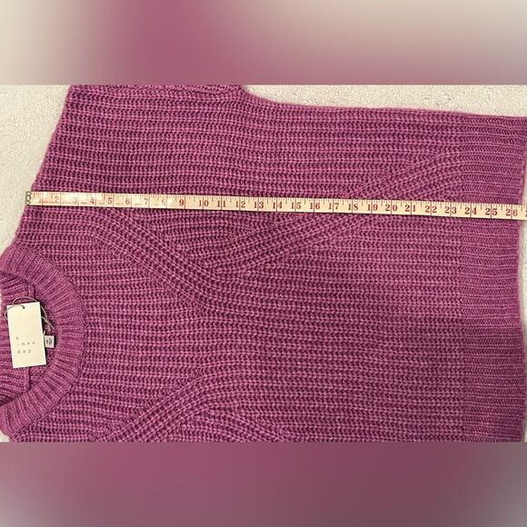NWT Light Purple Cable Knit Sweater Women’s 2XL Very Soft NEW - Picture 9 of 9